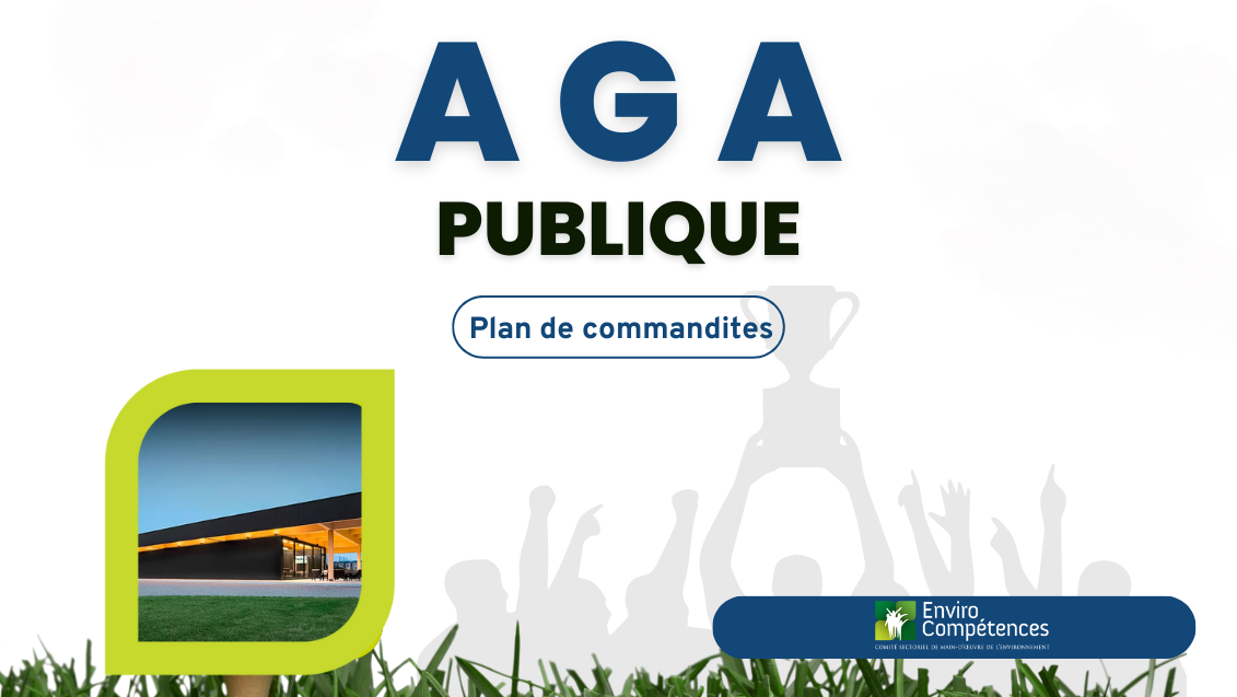 EnviroCompétences dévoile son nouveau plan de commandite pour l'Assemblée Générale Annuelle (AGA) 2024