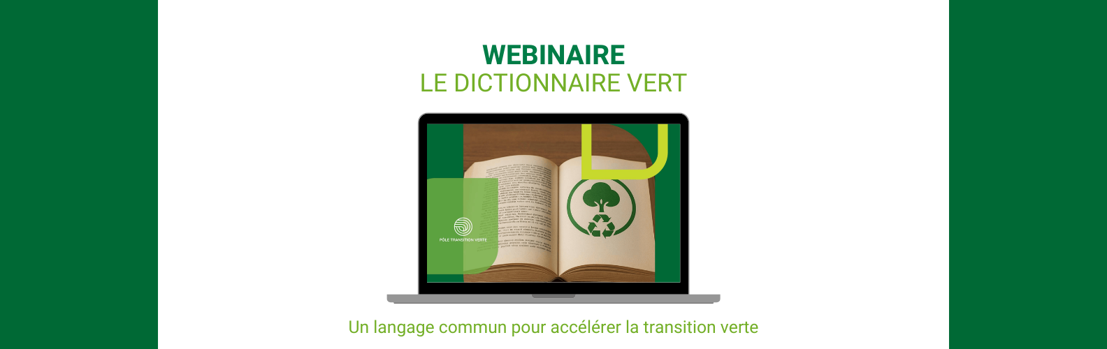 Le Pôle d’expertise en transition verte – Actualité de septembre